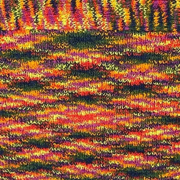 CIDER knitted crop top stretchy ribbed sleeveless sweater v-neck small - Picture 4 of 8